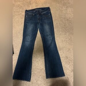 American Eagle Outfitters Dark Blue Flare Jeans